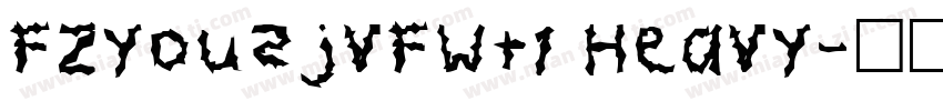 FZYouSJVFWT1 Heavy字体转换
